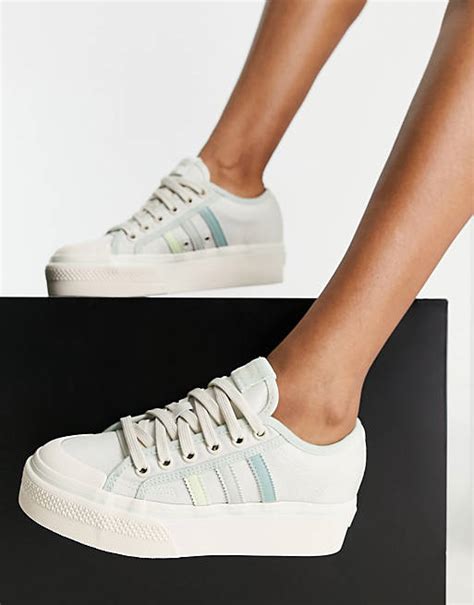 Adidas originals nizza platform trainers